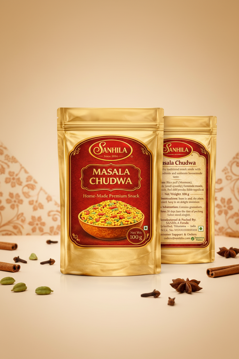 Masala Chudwa Premium Background
